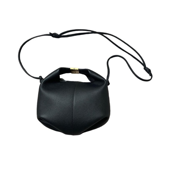 Polene Handbags - Polene Beri bag in black pebbled leather